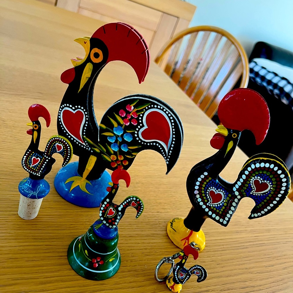 Handmade Portuguese Roosters